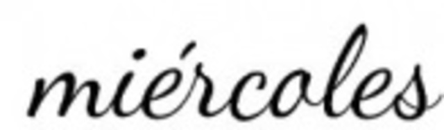 Actividades del miercoles