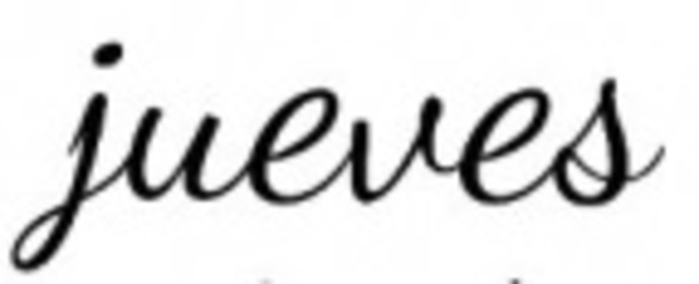 Actividades del jueves