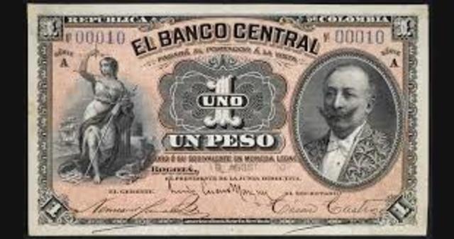 Creacion del Banco Central de Colombia.
