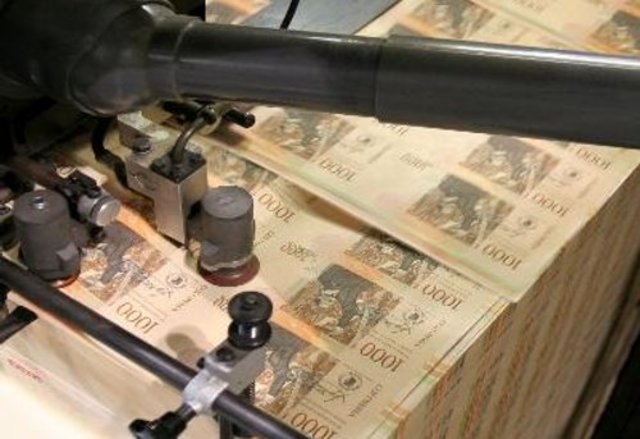 IMPRESIÓN DE DINERO