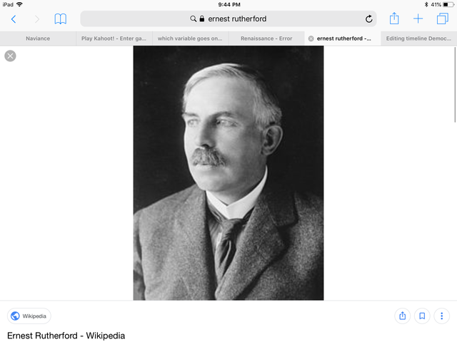 Ernest Rutherford