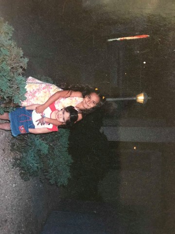 Mi hermana Blanca y yo