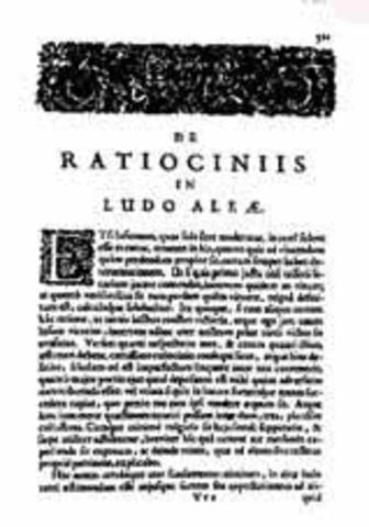 Chrisitaan Huygens "De Ratiocinnis in ludo aleae"