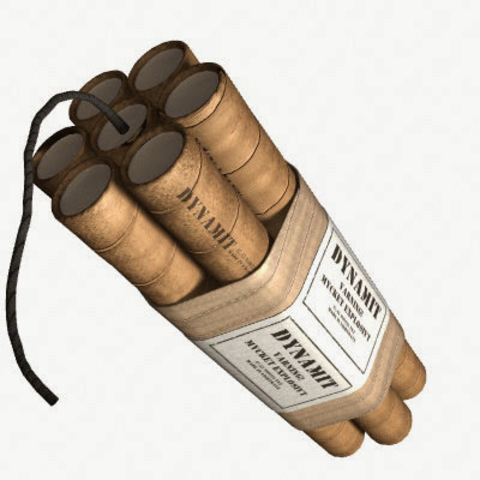 Novel experimenta con la dinamita