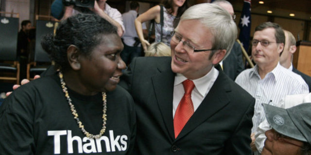Kevin Rudd apologized to the Stolen Generations