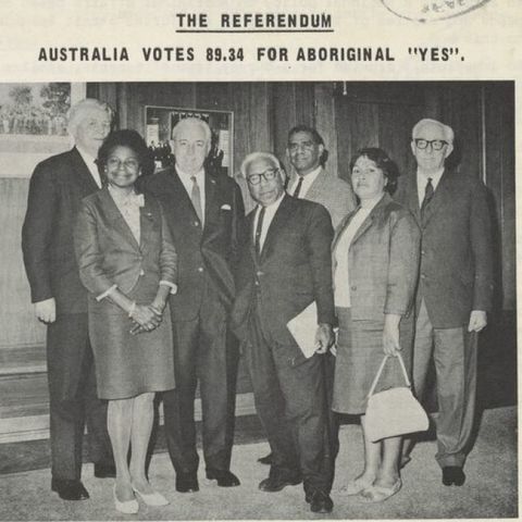 Referendum held yes to count Indigenous Australians.