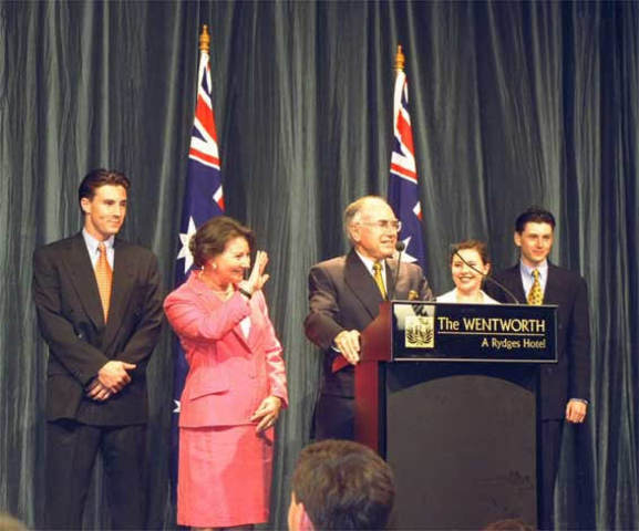 Howard government elected