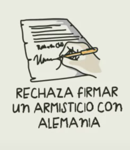 Churchill rechaza firmar un armisticio con Alemania