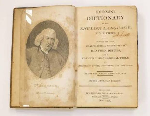 Samuel Johnson - Diccionario de inglés
