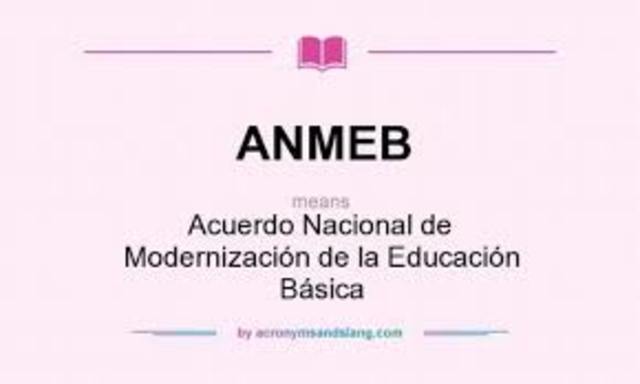 Acuerdo Nacional para la Modernización de la Educación Básica