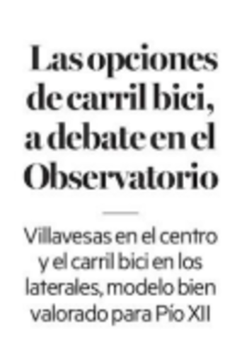 Observatorio de Movilidad: carril bus por el centro