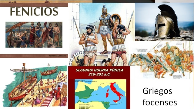 PUEBLOS DE ASENTAMIENTO ESPORÁDICO: FENICIOS, CARTAGINESES, GRIEGOS FOCENSES