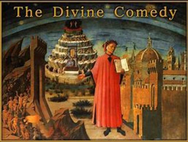 Dante writes Divine Comedy
