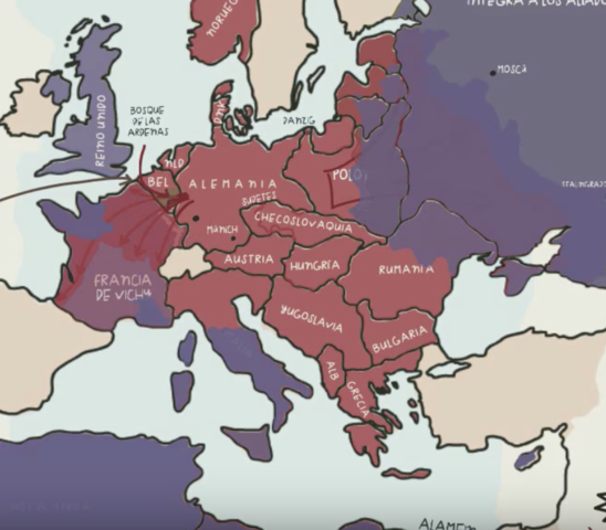 Retroceso de los alemanes