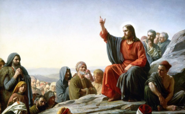 Jesus begins preaching