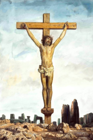 Romans execute Jesus on the cross