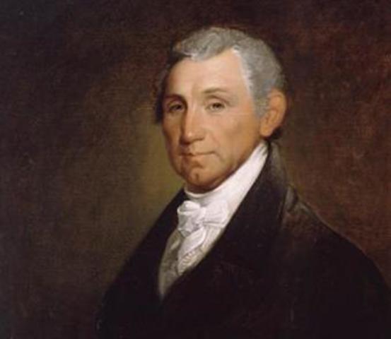 James Monroe Becomes Fifth President