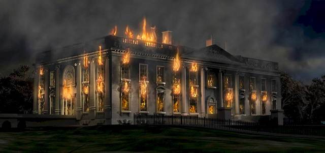 The White House Burning