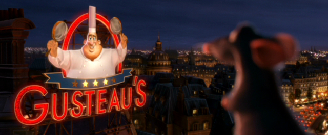 Remy finally found Gusteau's Restaurant.