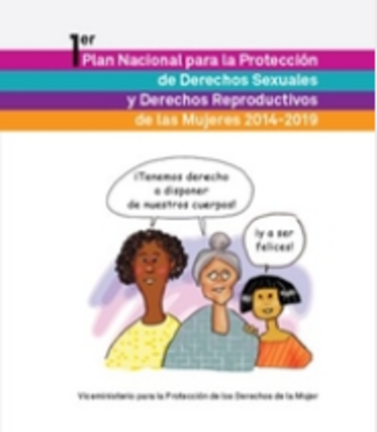 1er Plan Nacional para la Protección de Derechos Sexuales y Derechos Reproductivos de las Mujeres 2014-2019