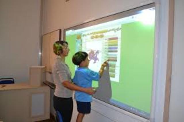 Lousa interativa: aula multimídia