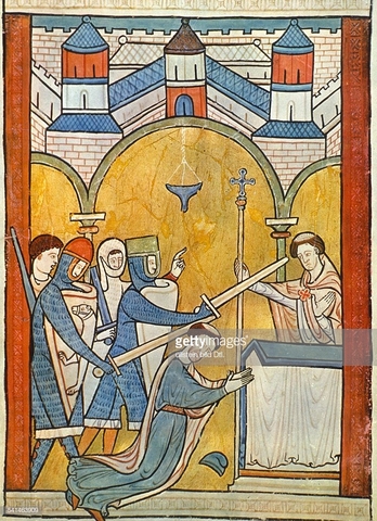 Destrucción de la catedral de Canterbury