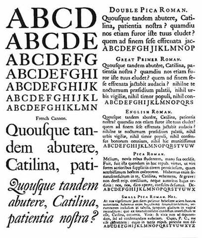 William Caslon - Sans Serif