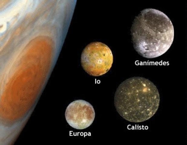 Galileo descubre las Lunas de Júpiter
