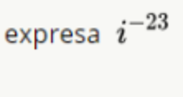 POTENCIAS DEL NUMERO IMAGINARIO