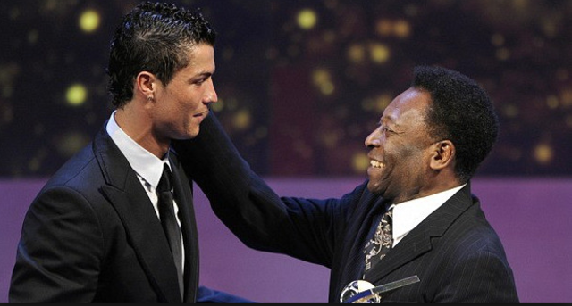 Pelé y Ronaldo