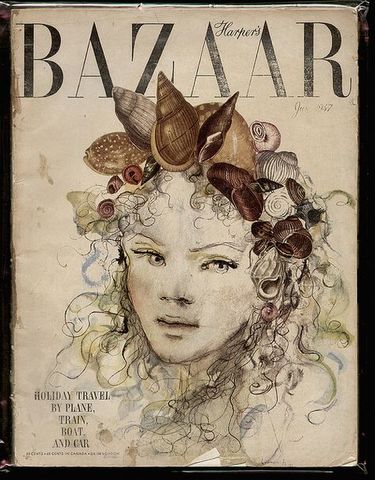 Illustrates Several Covers for Harper's Bazaar