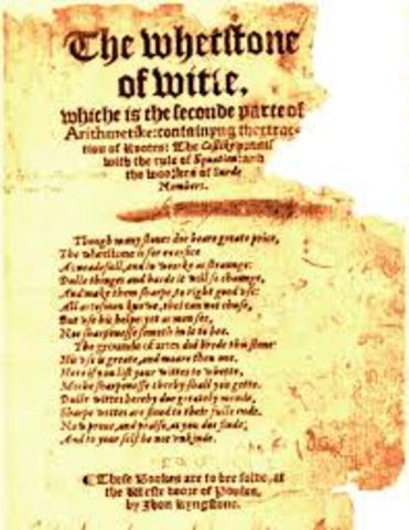 La piedra de afilar de Witte (obra de Recorde)