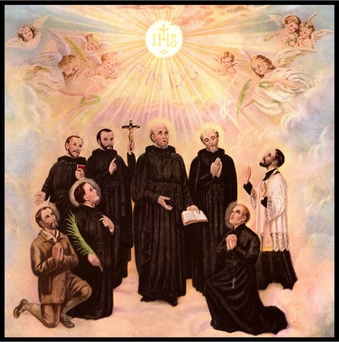 The Jesuits were spread the Catholic faith.