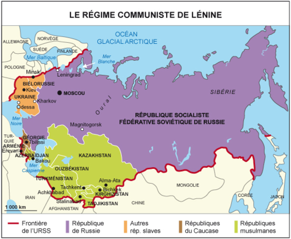 Création de l'URSS par Staline