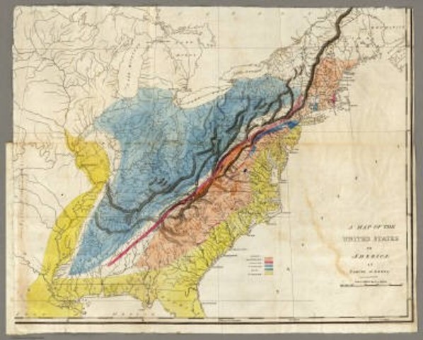 The first US geology map