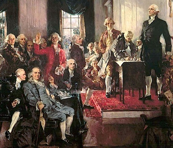Signing of the US Constitution