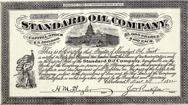 Rockefeller founds Standard Oil
