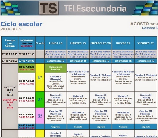 Se lleva a cabo de forma oficial en programa Piloto de Telesecundaria