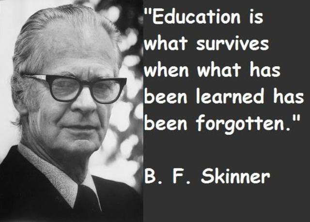 B.F. Skinner's Article Published Addressing Instruction