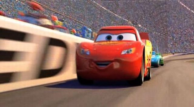 lightning trying winning the piston cup