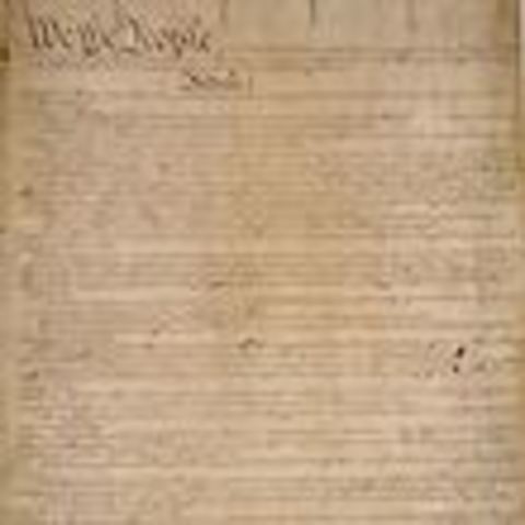 The writing of the US constitution
