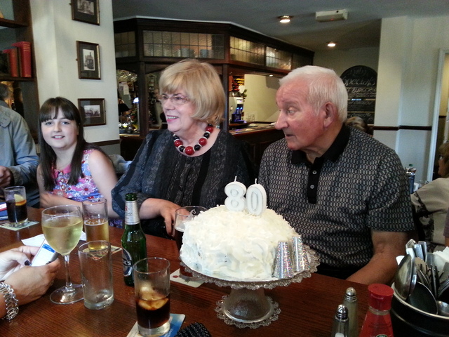 Granddad's 80th Birthday in Cheshire