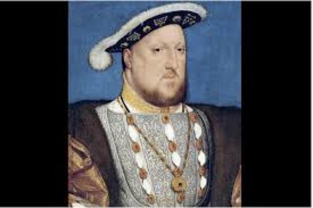 Henry VIII broke from the Church in Rome and divorced his wife