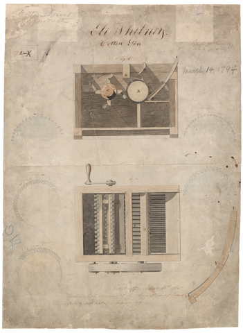 Cotton gin patented
