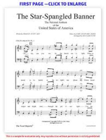 Writing of the National Anthem