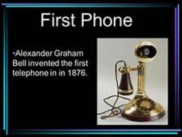 Alexander Graham Bell invents the telephone