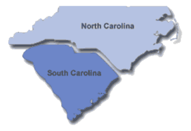 Proprietary Colonies: Division of Carolina