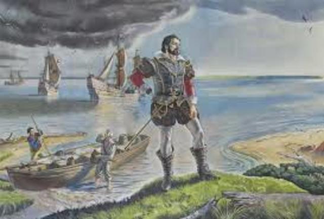 Europeans Make Land Fall In The New World