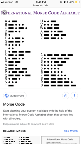 Morse code invented