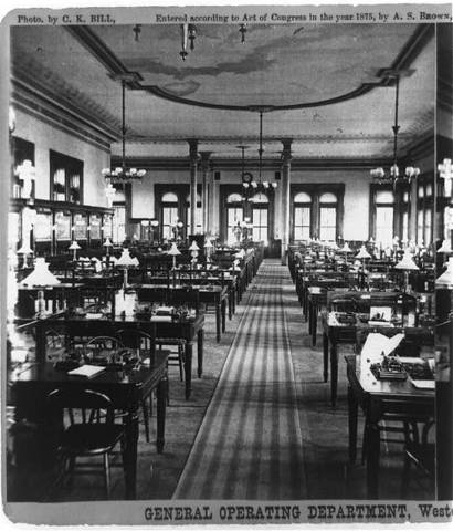 Samuel F. B. Morse transmits the first telegraph